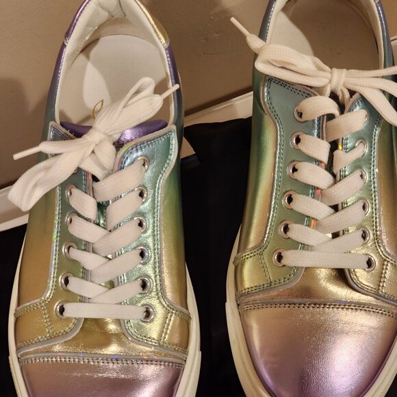 Excellent EU39 CHRISTIAN LOUBOUTIN Sneakers Vieirissima Iridescent - Picture 15 of 16